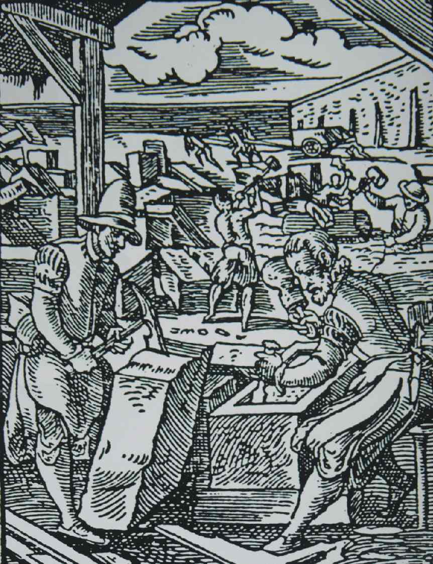 Medieval stone masons